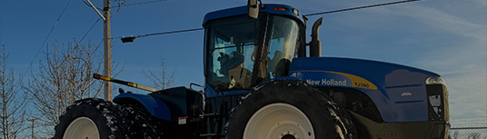 New Holland farm equipment